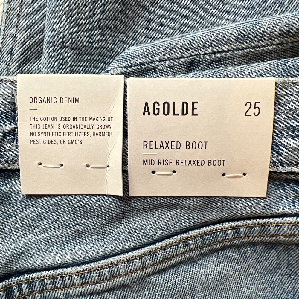 NWT AGOLDE relaxed boot jeans